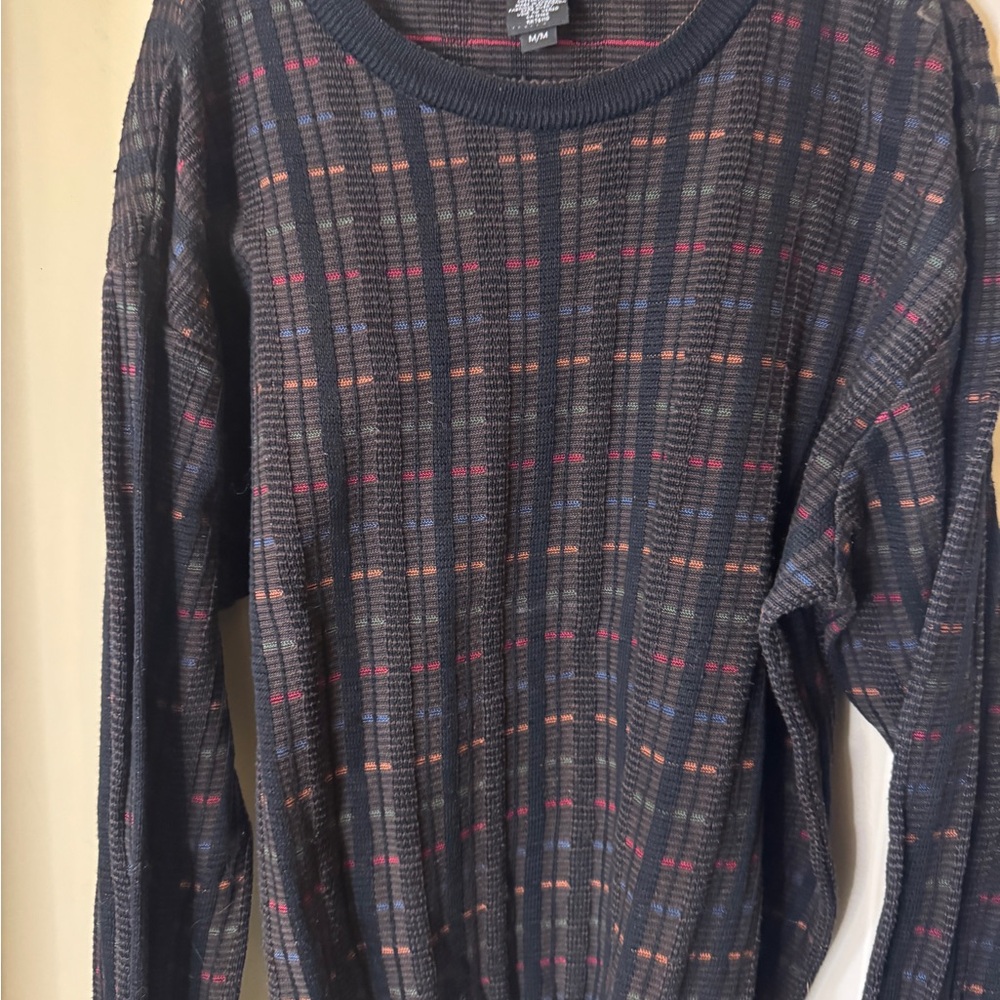 Tosani Vintage Men's Multicolor Sweater Size Medium